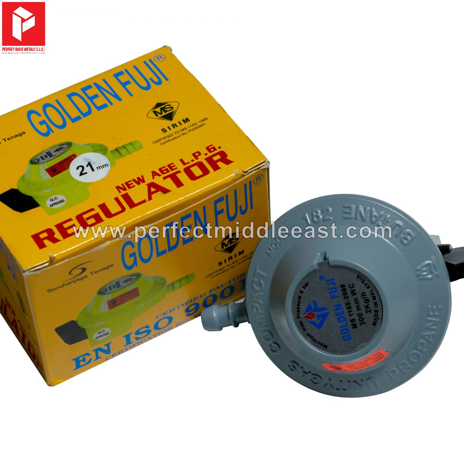 Cooking Gas Regulator Medium Duty Perfect Oasis Metals LLC