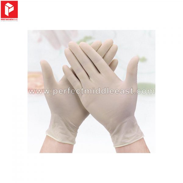 Disposable latex gloves
