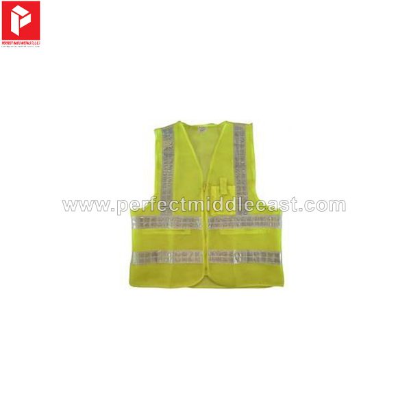 Safety Jacket Fabric 4 Lines, High Reflectors
