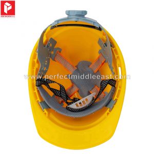 Safety Helmet with Ratchet Suspension