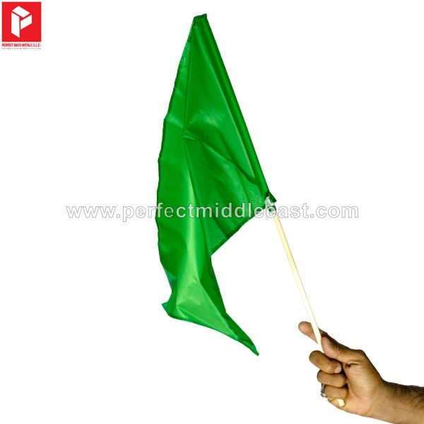Traffic Flag Colours: Red and Green