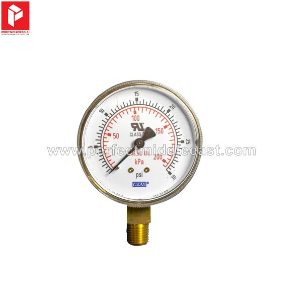 Pressure Gauge Acetylene 30PSI