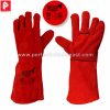 Welding Gloves Red Piping