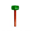 Hammer Plastic Green with Wood Handle