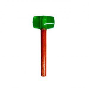 Hammer Plastic Green with Wood Handle