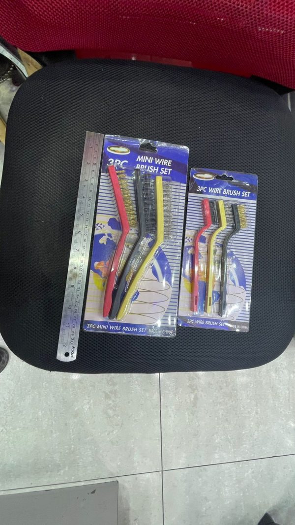 Mini Wire Brush 3pc Set