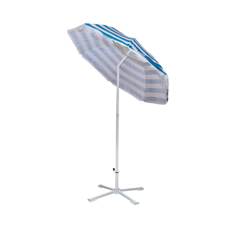 Industrial Umbrella with Cross Metal Base Perfect Oasis Metals LLC